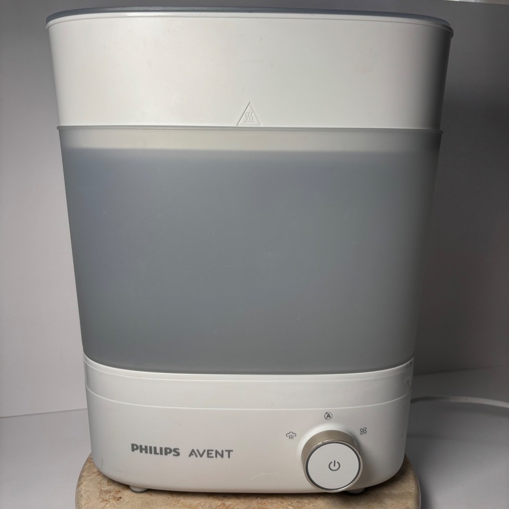 Philips Avent Premium Baby Bottle Sterilizer & Dryer SCF293 White Gray